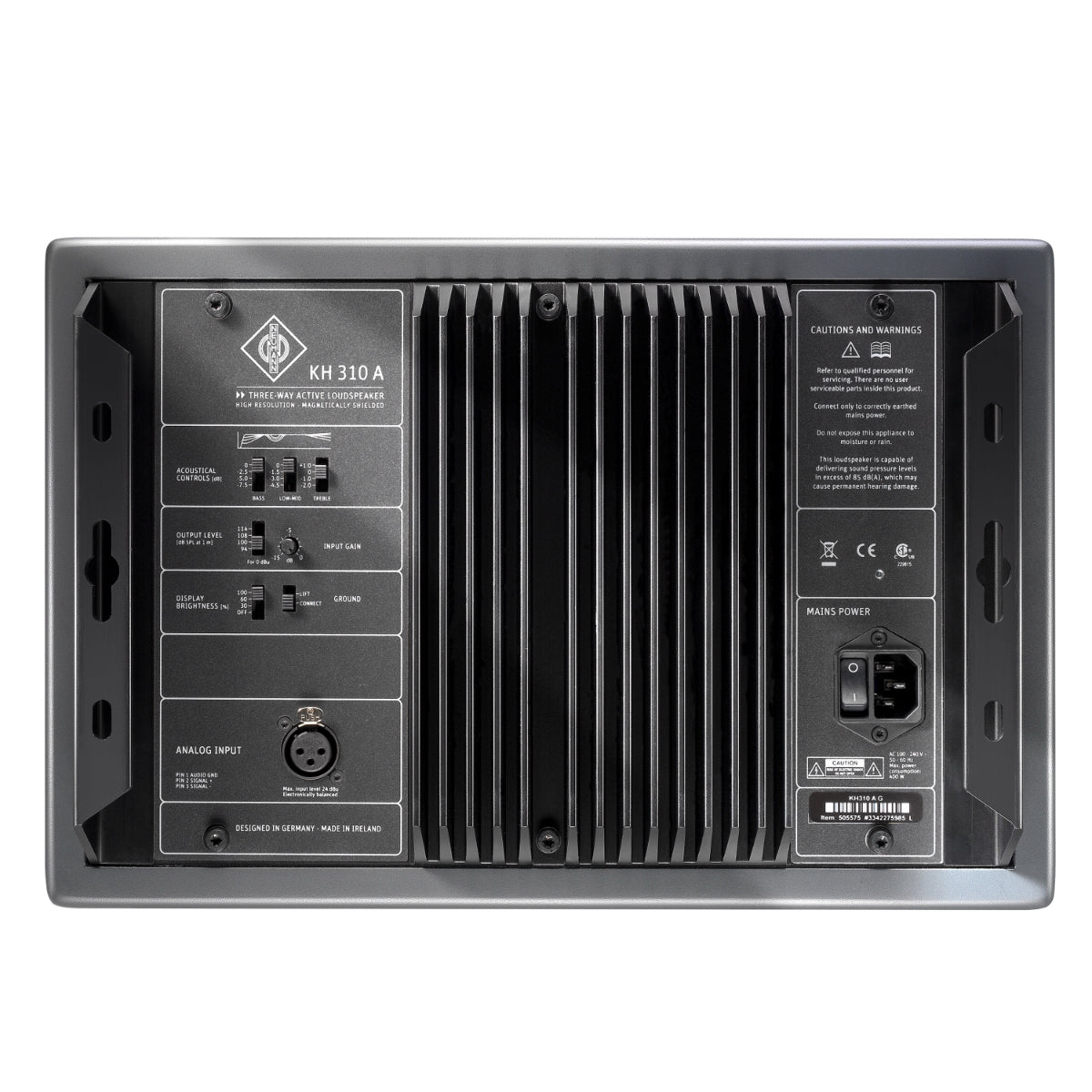 Neumann KH 310 A R G Active Studio Monitor - Anthracite (RAL 7021)