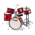 Stagg TIMJR 516 RD 5-Piece Junior Drum Set - Red