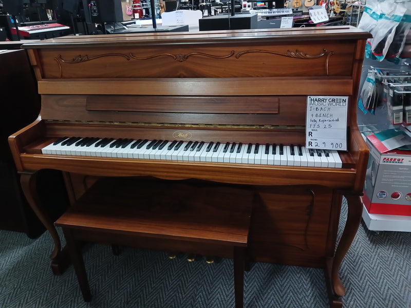 IBACH UPRIGHT PIANO WITH BENCH (REFURBISHED) - SECOND HAND