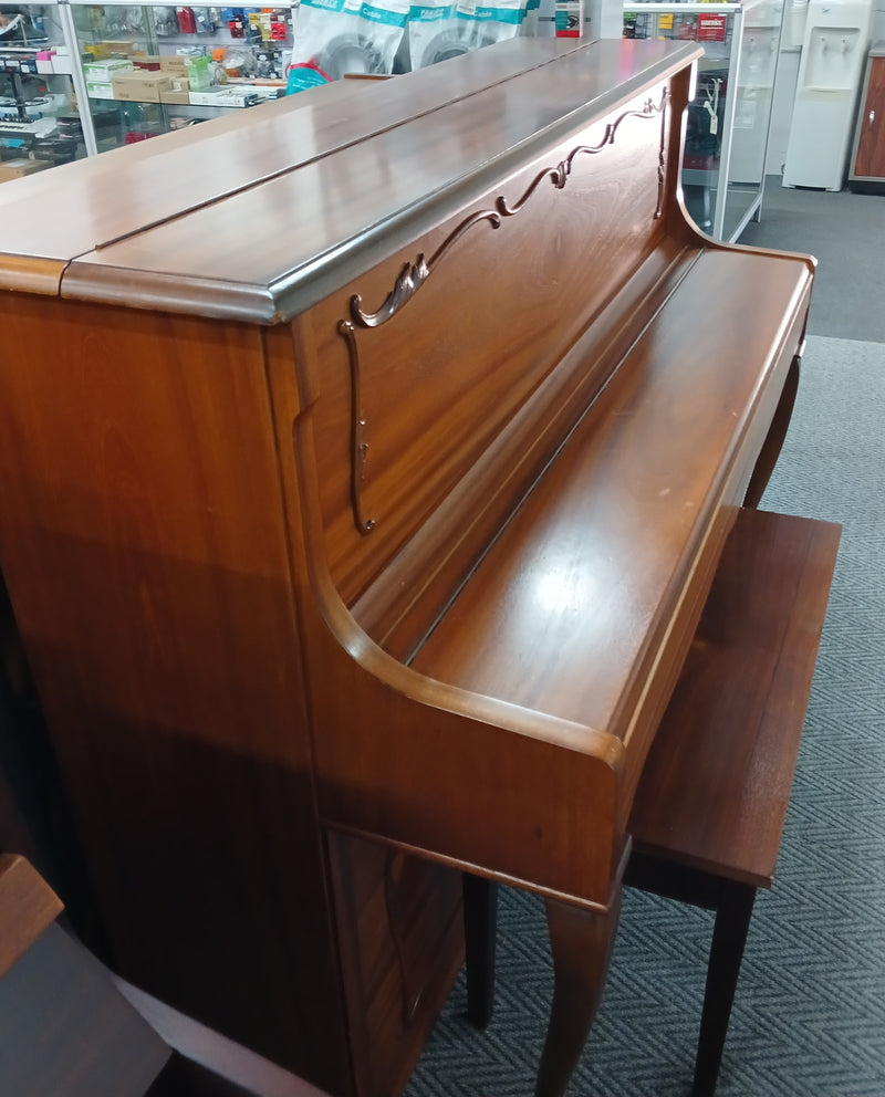 IBACH UPRIGHT PIANO WITH BENCH (REFURBISHED) - SECOND HAND