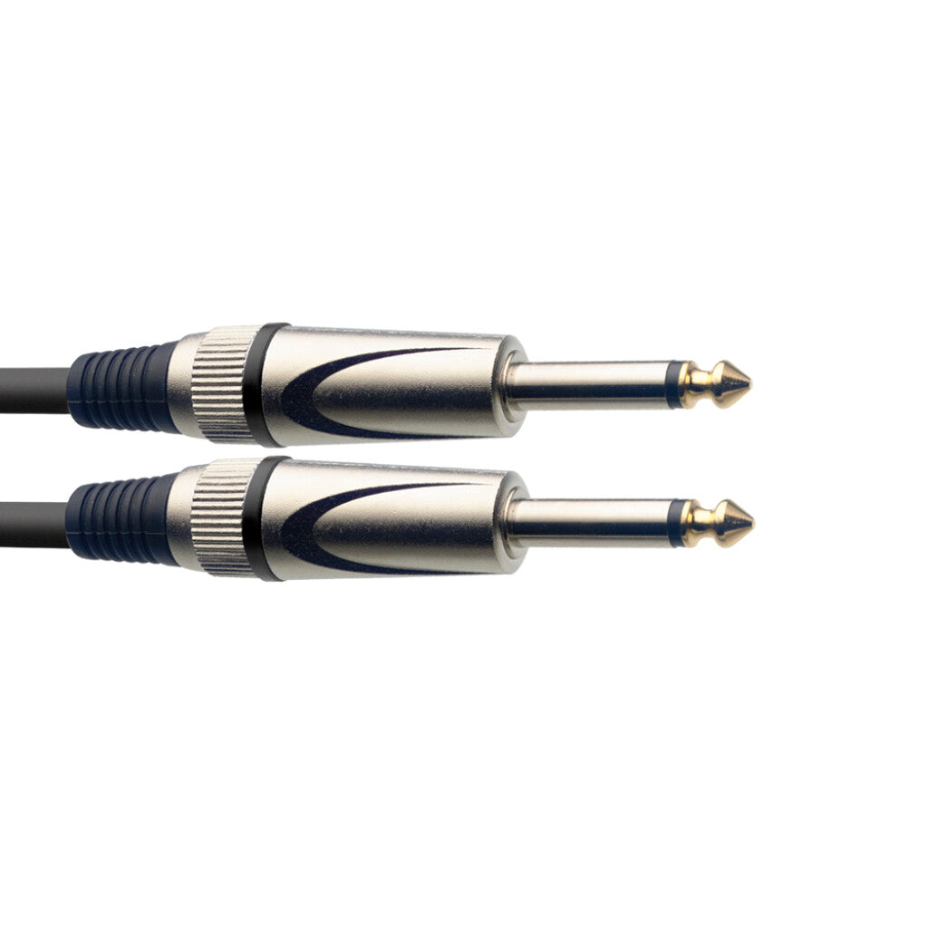 Stagg S-Series 6m Instrument Cable – Jack to Jack (M/M)