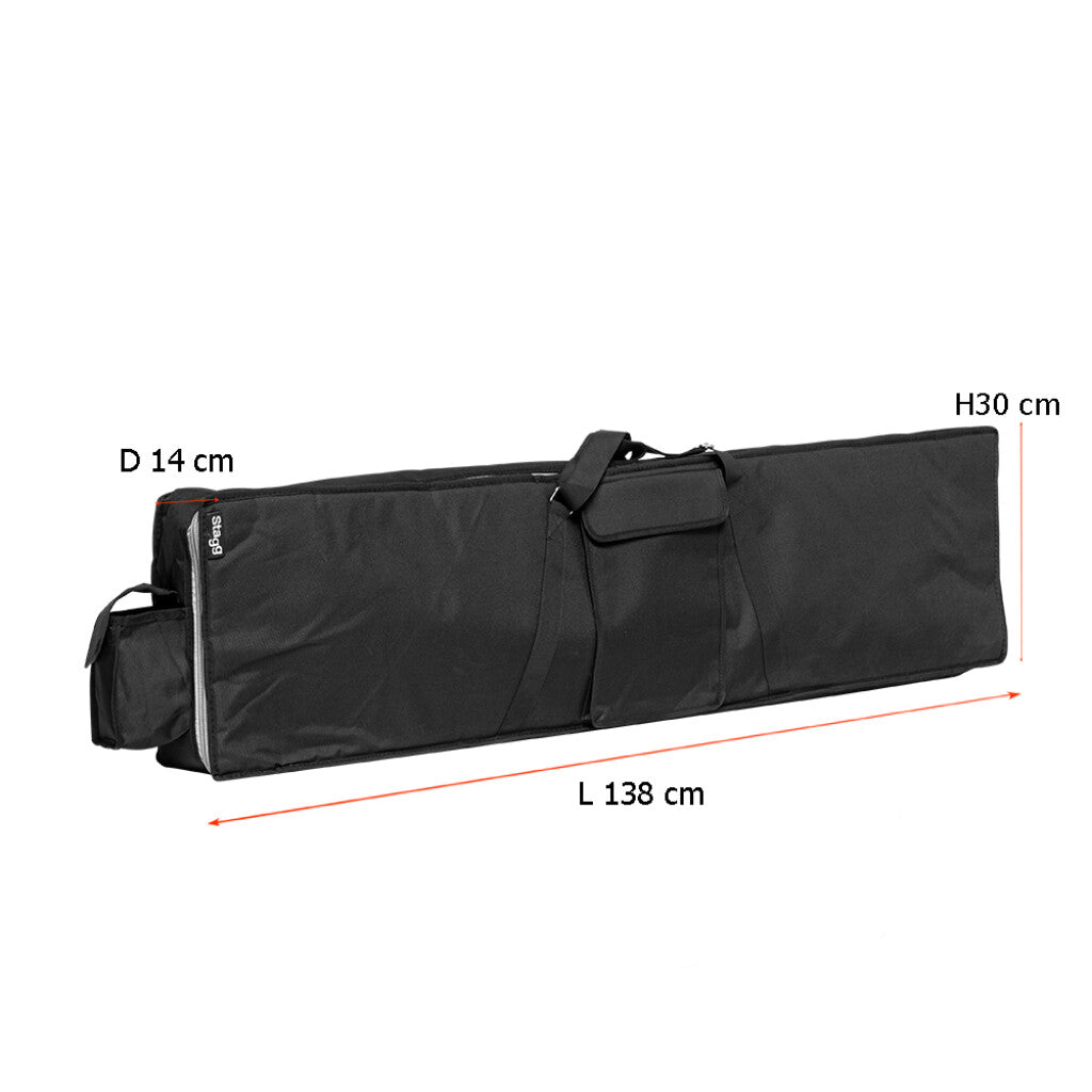 Stagg Standard Black Nylon Keyboard Bag - K10-138
