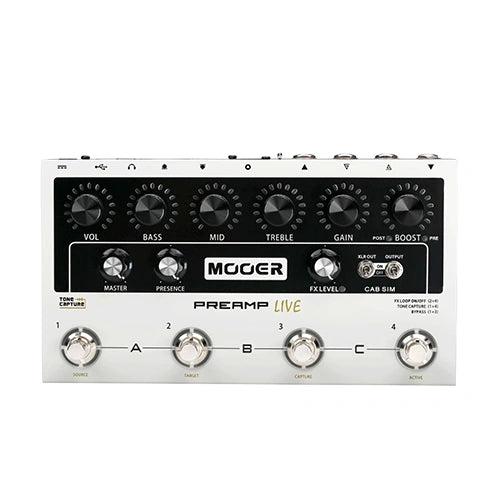 MOOER PREAMP LIVE Digital Preamp Modeller