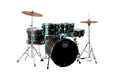 Mapex Comet CM5044FTCFJ 20/10/12/14/14S Complete Drumset - Ebony Yellow Grain