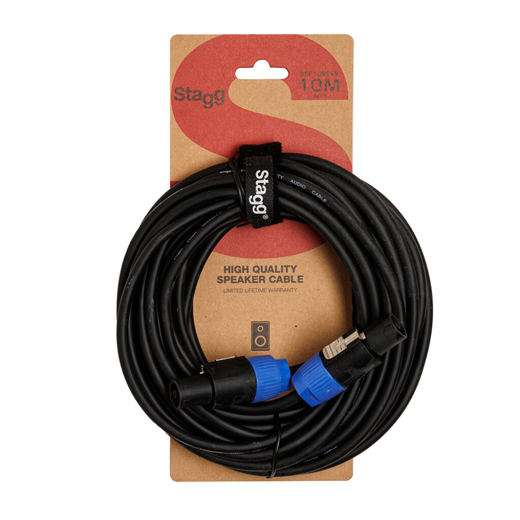 Stagg 10m Professional Speaker Cable with SPK/SPK Connectors SSP10SS15