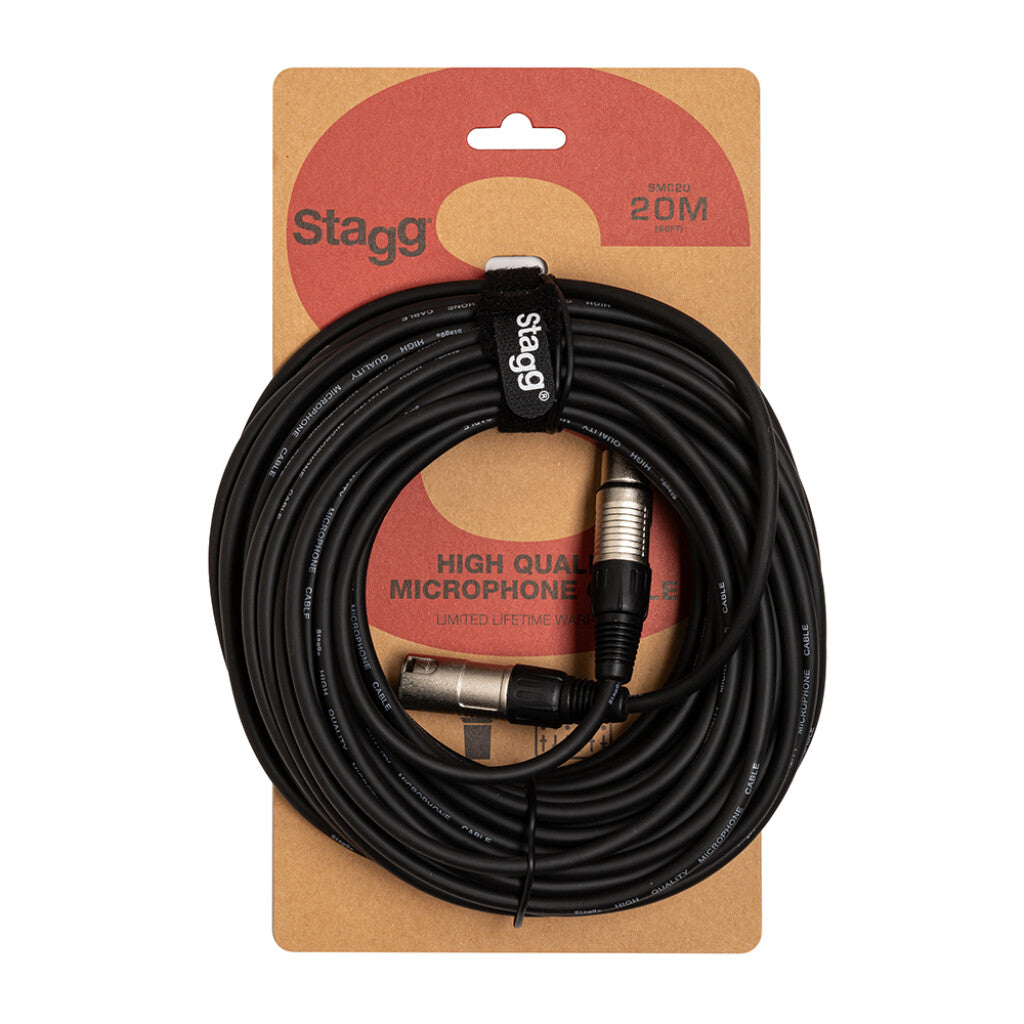 Stagg S Series XLR Microphone Cable - 20m | SMC20
