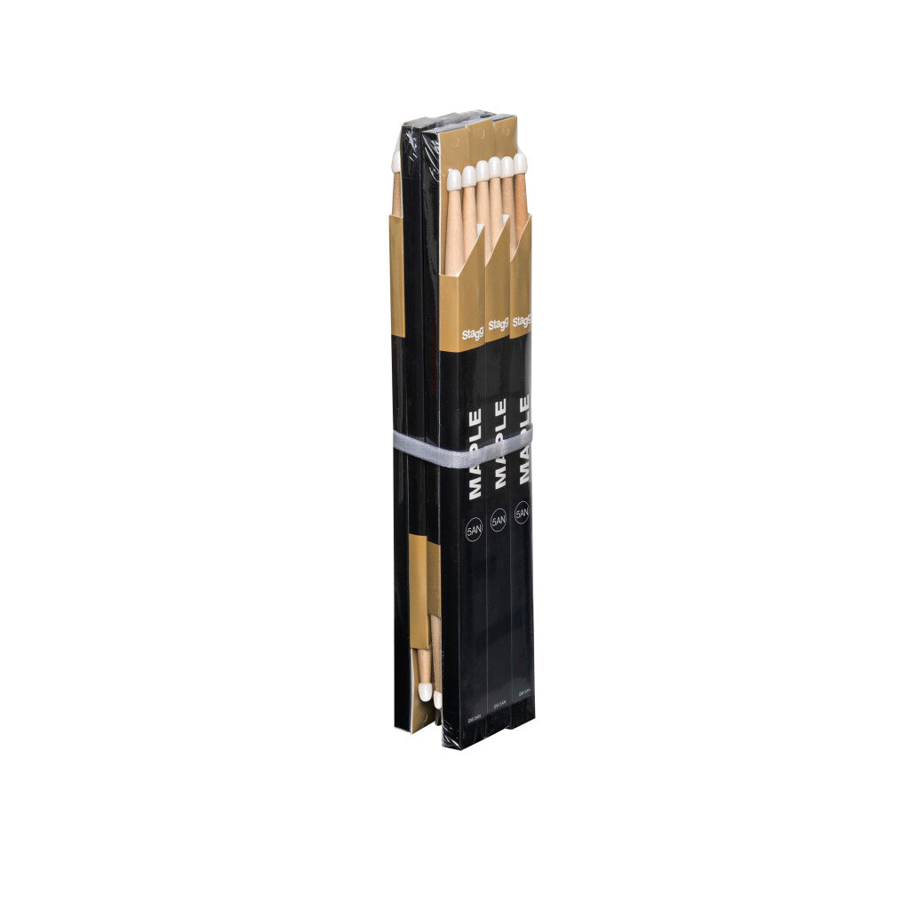 Stagg 5AN Maple Drumsticks - Nylon Tip
