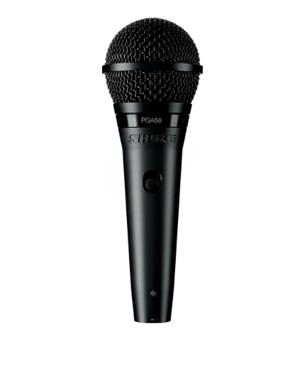 SHURE PGA58 CARDIOID DYNAMIC VOCAL MICROPHONE
