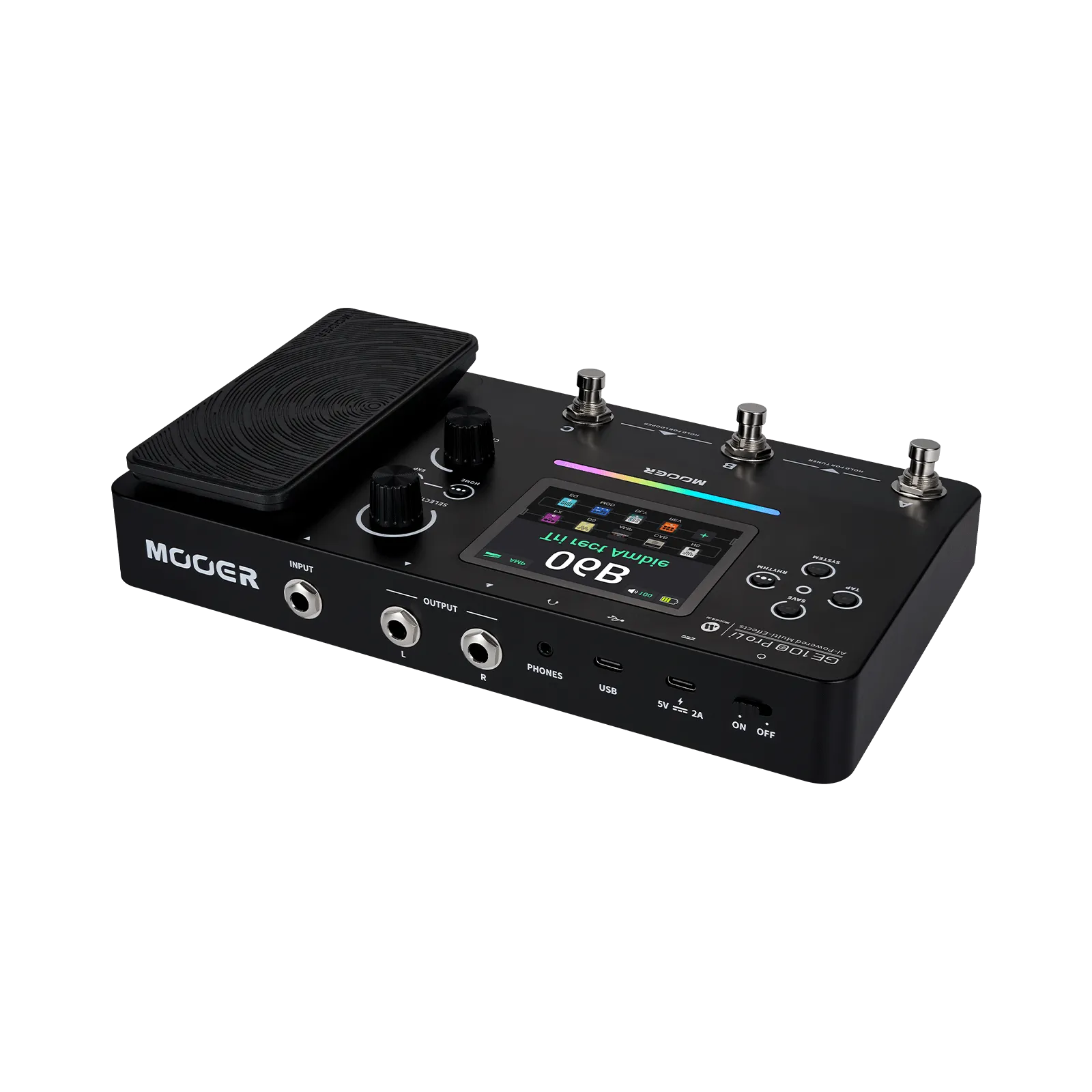 MOOER GE100 Pro AI-Powered Multi-Effects Processor