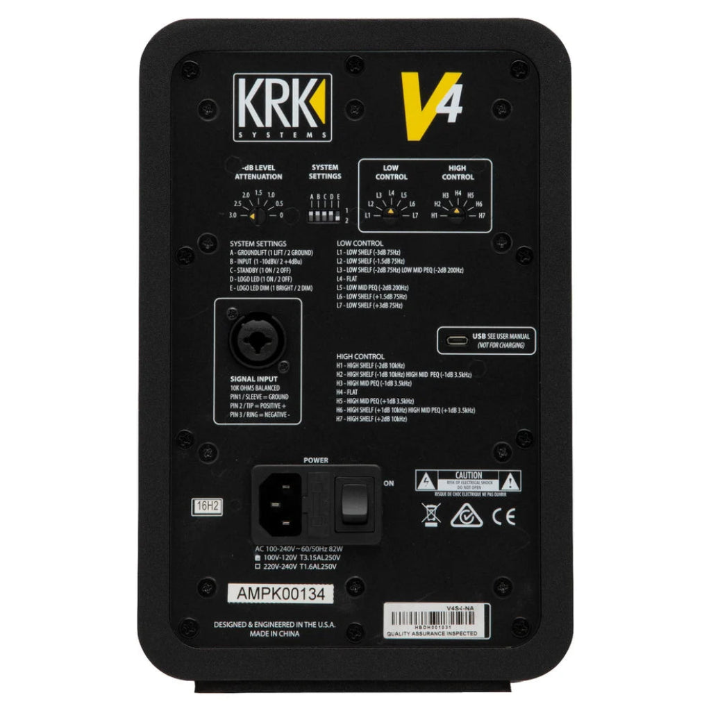KRK V4S4 Powered Studio Monitor