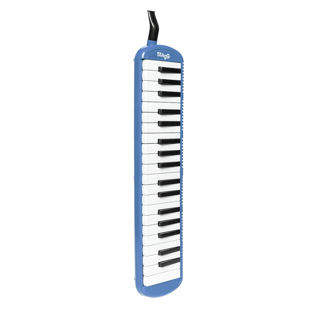 Stagg Blue 37-Key Melodica – with Mouthpiece, Tube & Bag