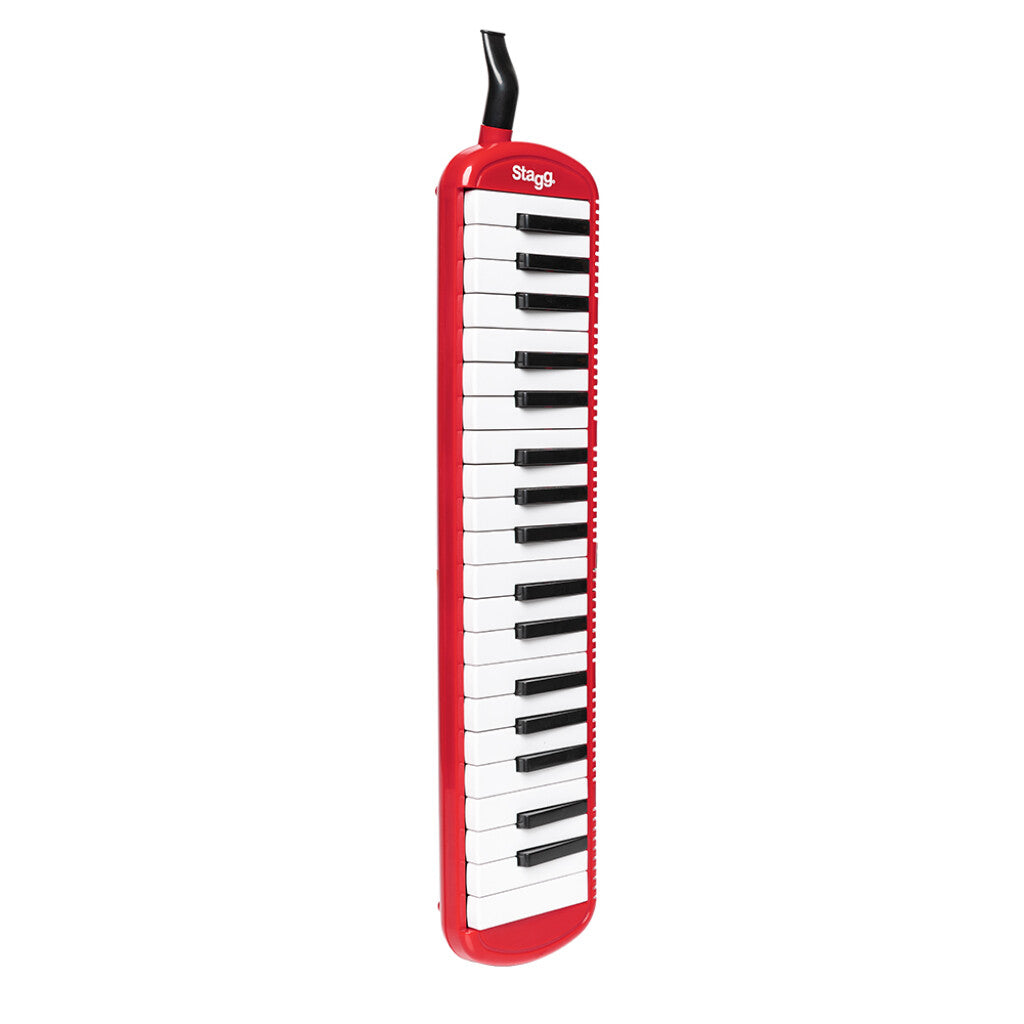 Stagg 37-Key Plastic Melodica with Bag - Red | MELOSTA37RD