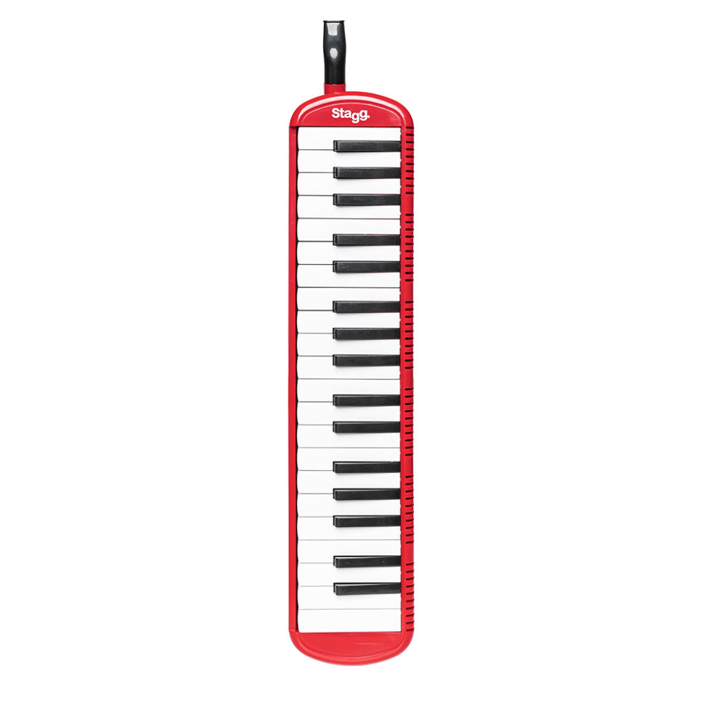 Stagg 37-Key Plastic Melodica with Bag - Red | MELOSTA37RD