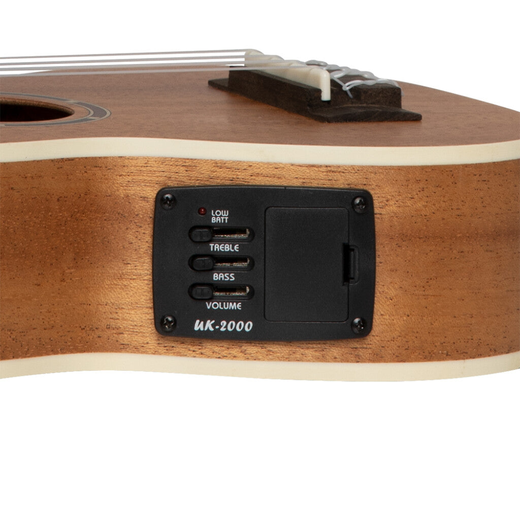 Stagg US-30 E Acoustic-Electric Soprano Ukulele with Sapele Top
