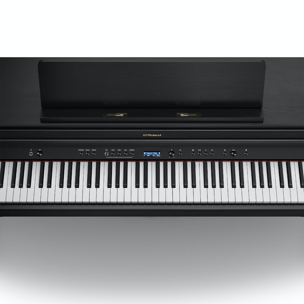 Roland HP704 Digital Piano – Charcoal Black