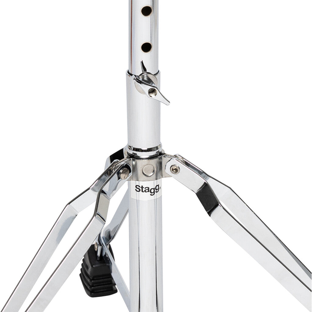 Stagg DT-32CR Double Braced Drum Throne - Chrome Finish