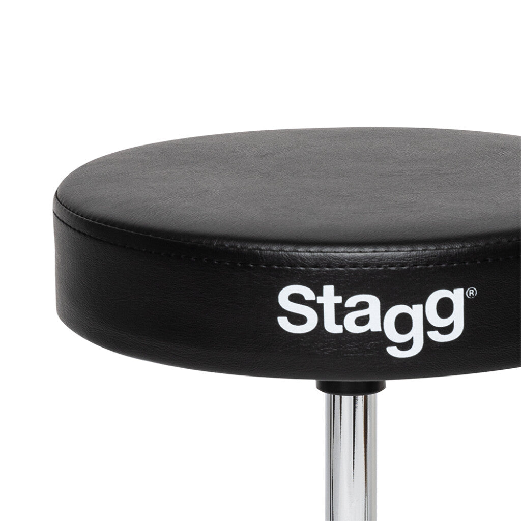 Stagg DT-32CR Double Braced Drum Throne - Chrome Finish