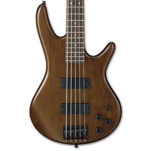 IBANEZ SR GIO SERIES ELECTRIC BASS GUITAR 5 STRING - WALNUT FLAT