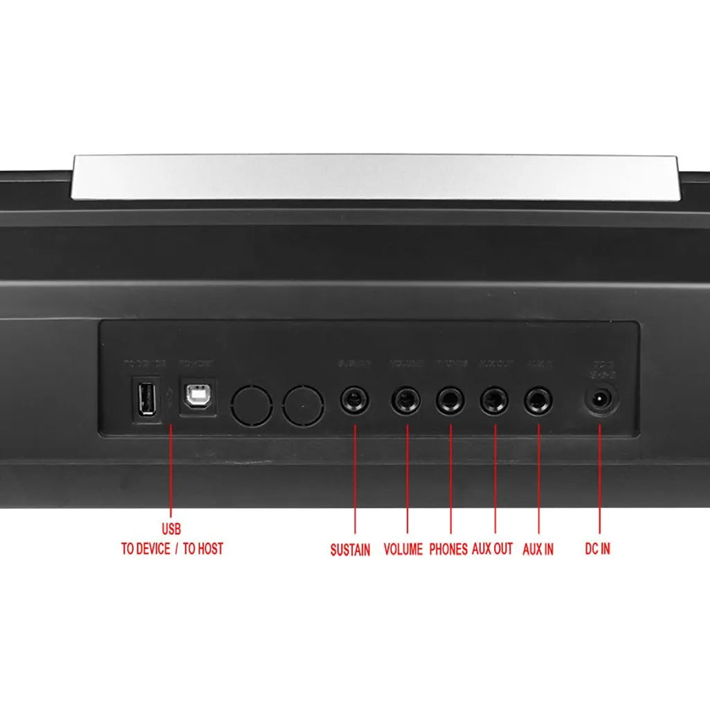 Medeli AW830 76-Key Touch Sensitive Keyboard – 787 Voices, 240 Styles, USB & MIDI Connectivity