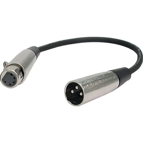 Chauvet DMX3F5M 5 Pin Male To 3 Pin Female DMX Cable