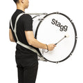 Stagg 26" x 12" Marching Bass Drum – with Strap & Beater