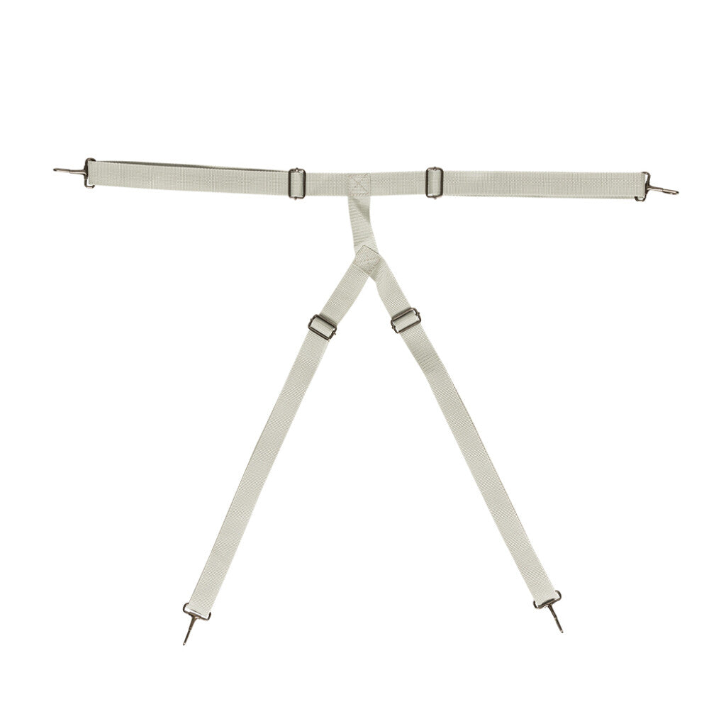Stagg 14" x 12" Marching Tenor Drum – White (with Strap)