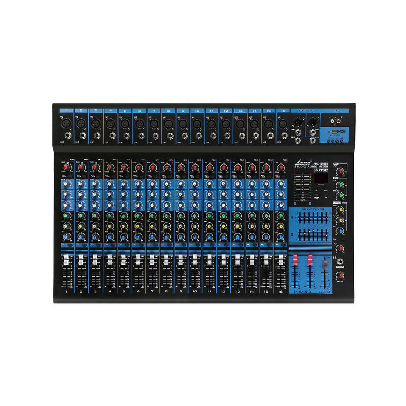 LANE PRO PMX-1602BT 16-CHANNEL MIXER WITH BLUETOOTH