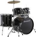 Ludwig Accent Fuse 5-Piece Drum Set 20" Bass Drum Black Sparkle
