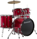 Ludwig Accent Fuse 5-Piece Complete Drum Set - Red Sparkle