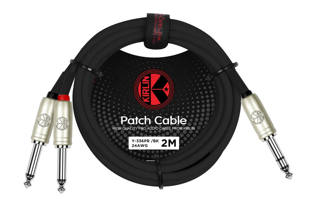 Kirlin Original Y-336PR Y-Cable - Black