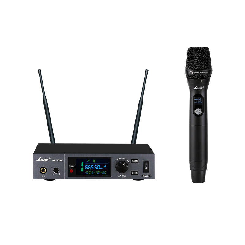 LANE PRO SL1000 SINGLE HANDHELD WIRELESS MICROPHONE SYSTEM