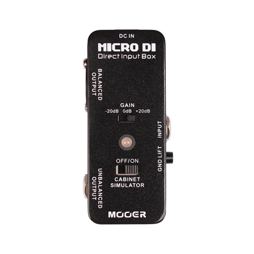 MOOER Audio MICRO DI Direct Input Box