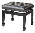 Stagg PB85 Concert Piano Bench - Highgloss Black | PB85 BKP SBK