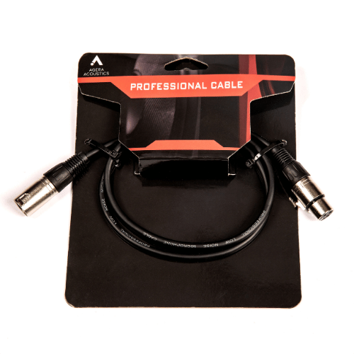 Agera Acoustics 1m Balanced XLR Cable – AAC-1FM