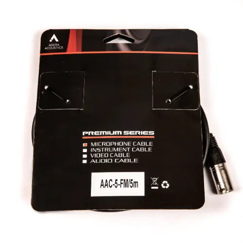 Agera Acoustics 5m Balanced XLR Cable – AAC-5FM
