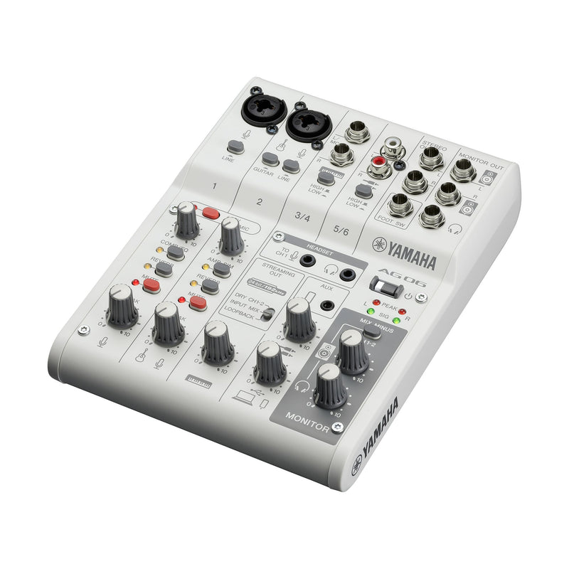 YAMAHA AG06MK2 6-CHANNEL LOOPBACK AUDIO USB MIXER