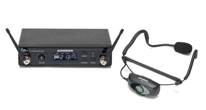 SAMSON AIRLINE 99 AH9 FITNESS WIRELESS HEADSET MICROPHONE SYSTEM