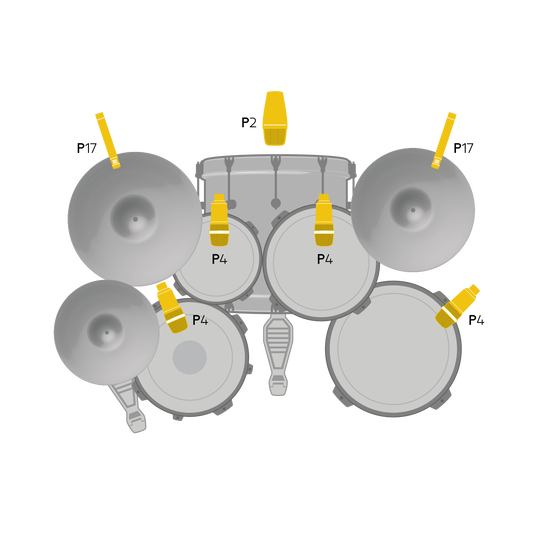 AKG Drum Set Session 1 High-Performance Drum Microphone Set