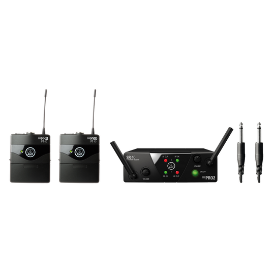 AKG WMS40 MINI2 Dual Instrument Wireless Microphone Set