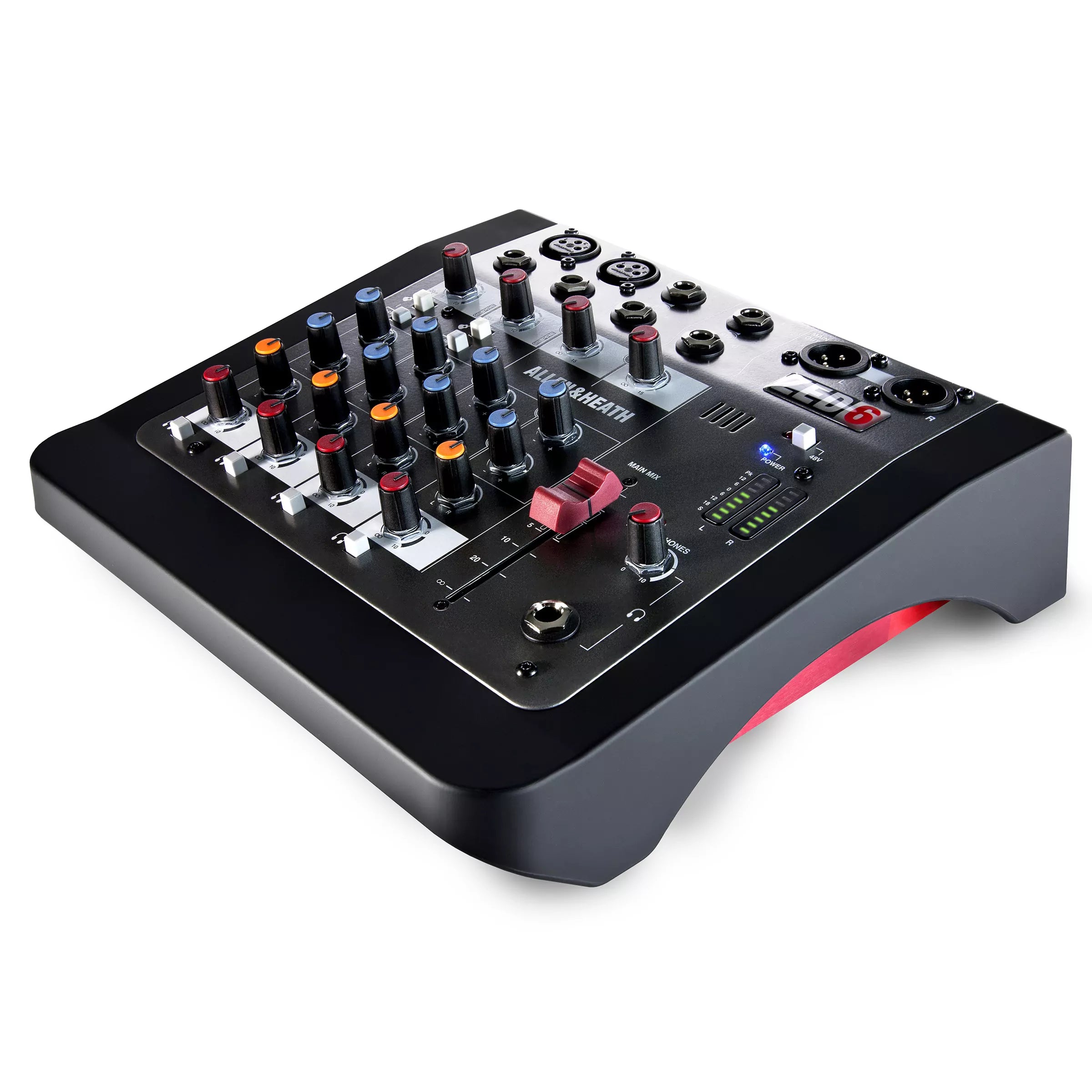Allen & Heath ZED-6 – Compact Analog Mixer, 2 Mic/Line, 2 Stereo & 2 DI Inputs