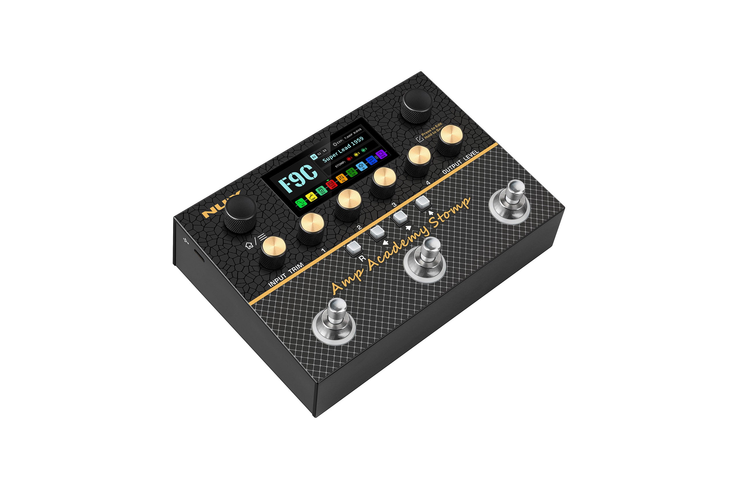 NUX Amp Academy Stomp Compact Guitar Amp Modeler