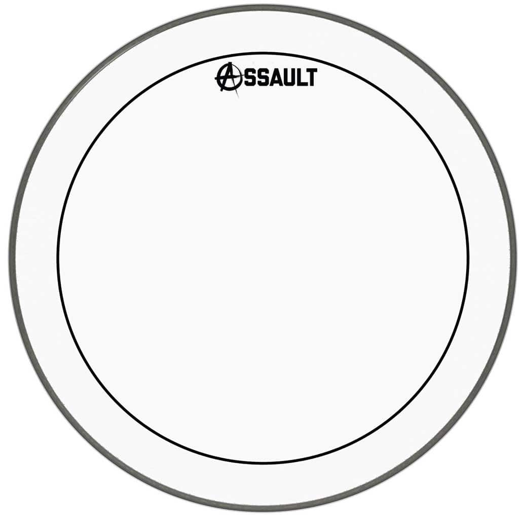 ASSAULT 20" Clear Pinstripe Batter Drumhead