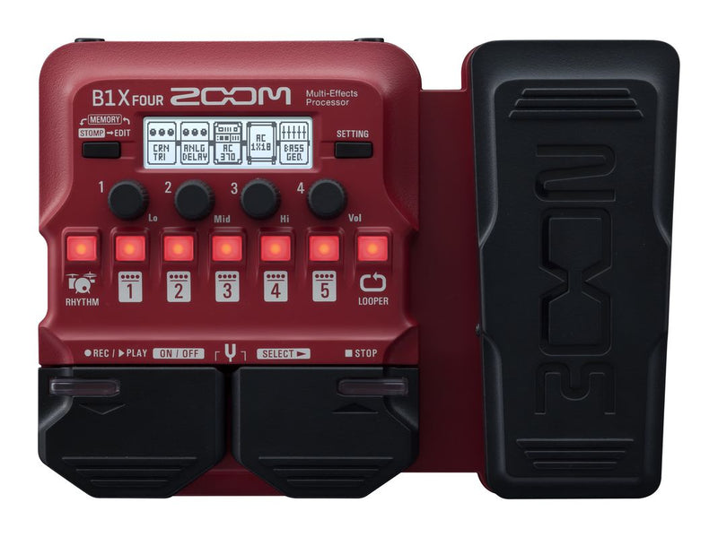 Zoom B1 Four / B1X Four Multi Effects Bass Guitar Pedal