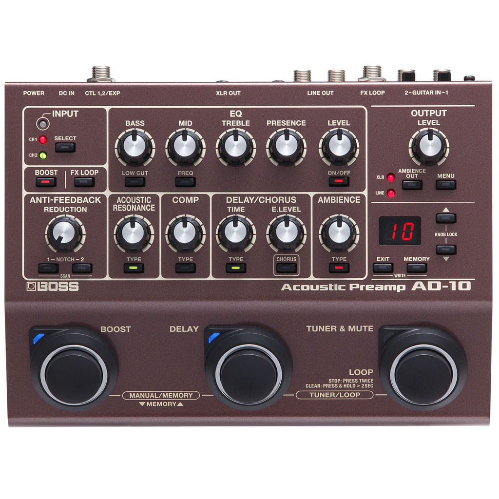 Boss AD-10 Acoustic Preamp Pedal