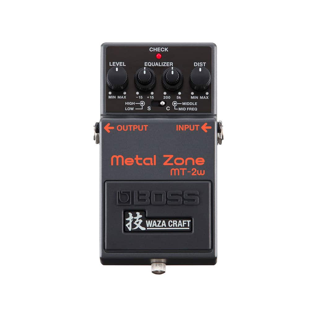 Boss MT-2W Metal Zone Waza Craft Distortion Effects Pedal