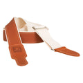 Boss BSH-20 2” Hybrid Nylon & Leather Instrument Strap - Natural