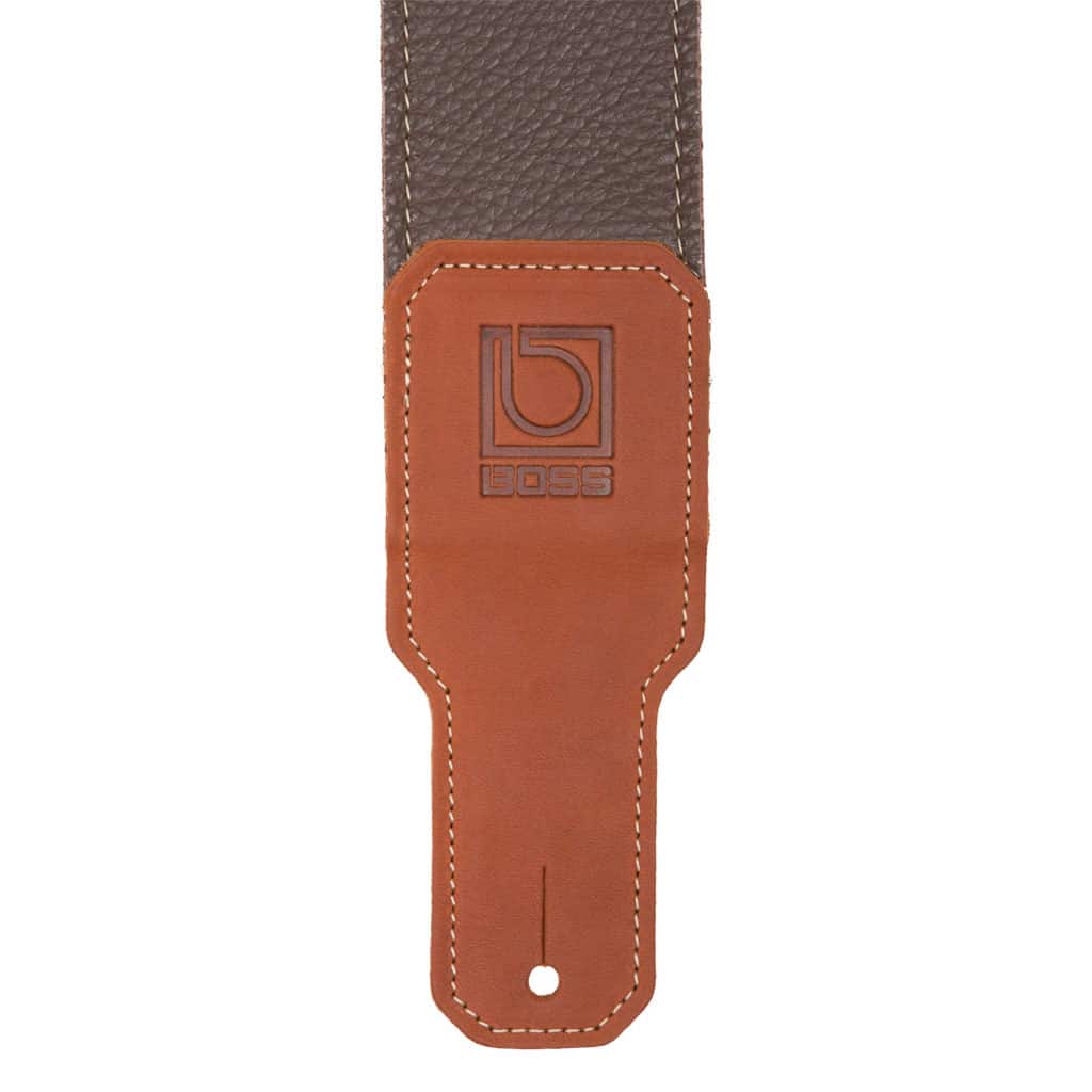 Boss BSL-20 Premium Leather Guitar Strap - Brown