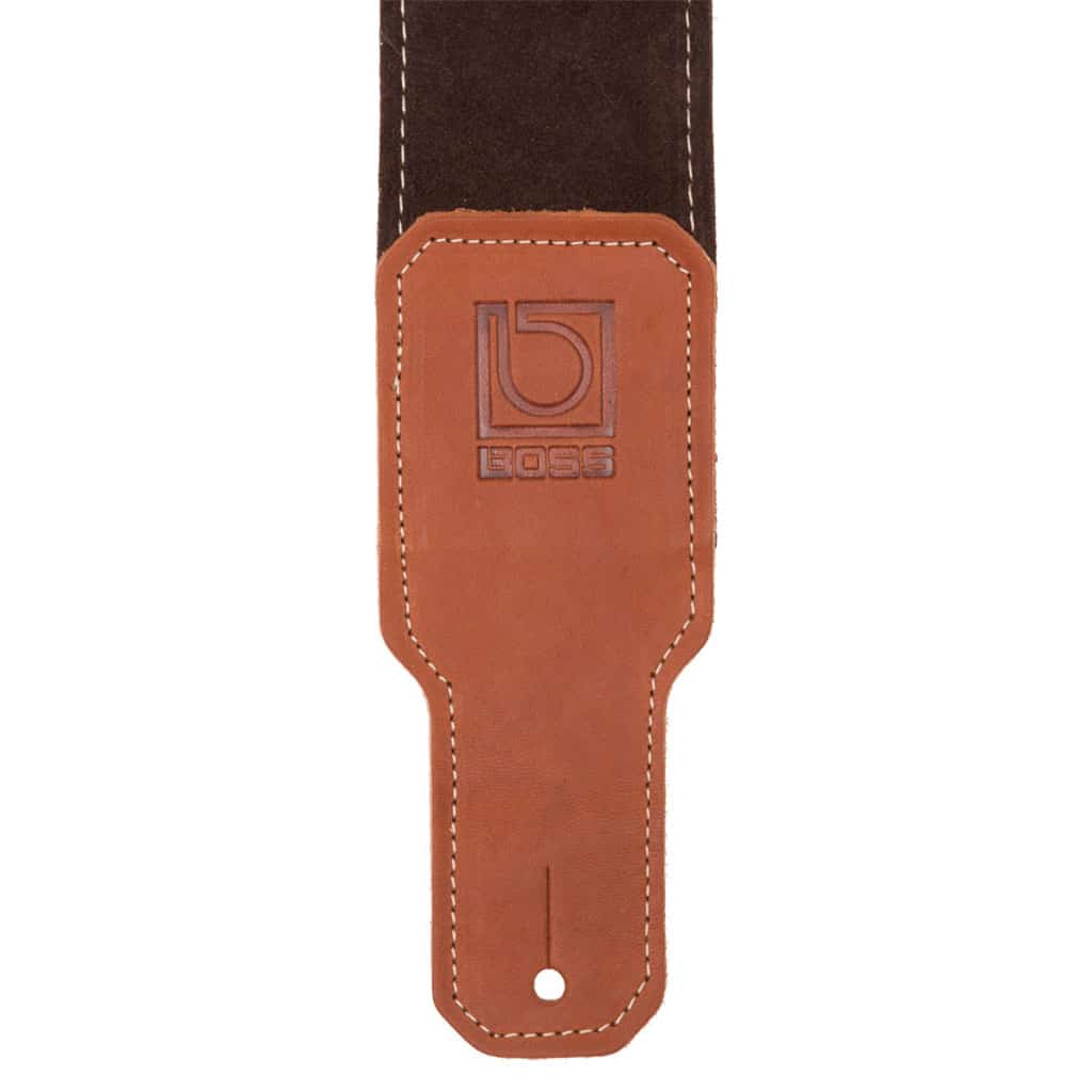 Boss BSS-25 2.5″ Premium Suede Guitar Strap - Brown