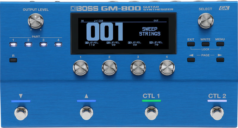 Boss GM-800 Guitar Synthesizer Effects Pedal
