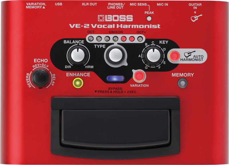 Boss VE-2 Vocal Harmonist Effects Pedal